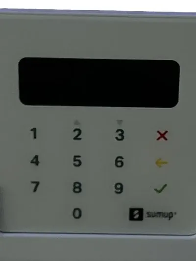SumUp AIR1E215 Kartenlesegerät EC Kartenterminal kontaktlos NFC Bluetooth Weiß