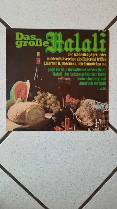 Falon-Tech Jägerlieder LP Vinyl Bläserchor Hegering Trittau Schlager