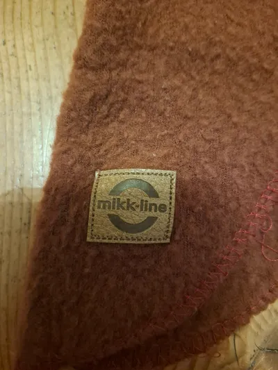 Mikk-Line Kinder Woll-Sturmhaube Balaclava Mütze Rot Merinowolle