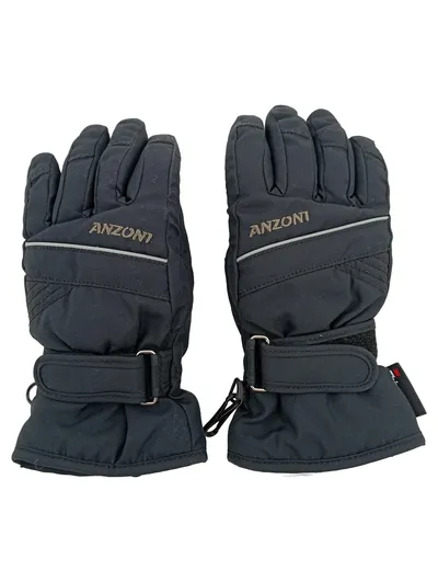 Anzoni Skihandschuhe Kinder Thinsulate Schwarz Gr. 142 Winterhandschuhe