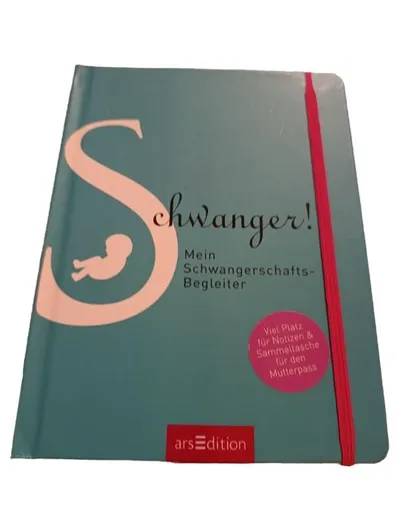 arsEdition Mein Schwangerschafts-Begleiter Tagebuch Baby Türkis 21cm
