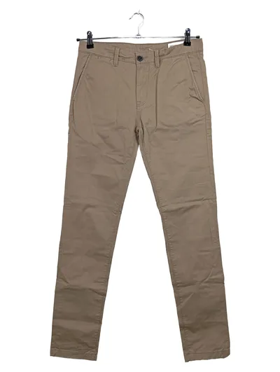 Tom Tailor Denim Herren Chino Hose Slim Fit Beige W28/L32 Stoffhose