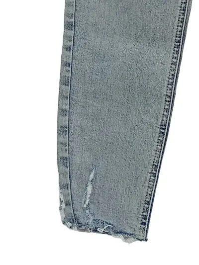 Topshop Jamie Skinny Jeans Damen W30 L28 Hellblau High Waist Petite