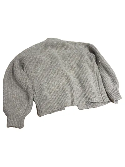 Topshop Strickjacke Damen Gr. 36/38 Beige Meliert Knopfleiste Cardigan