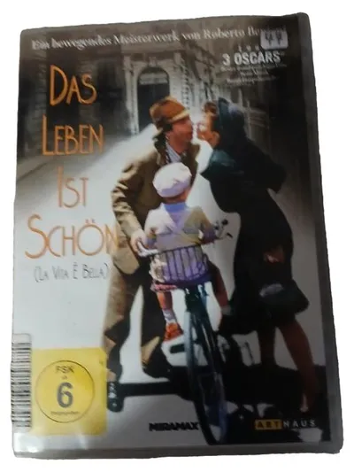 Das Leben ist Schön La Vita è Bella DVD Roberto Benigni 3 Oscars Drama