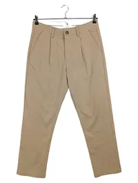 Anerkjendt Herren Stoffhose Chino Beige Gr. M Baumwolle 1