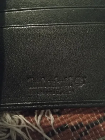 Timberland Herren Geldbörse Leder Schwarz Klassisch Portemonnaie