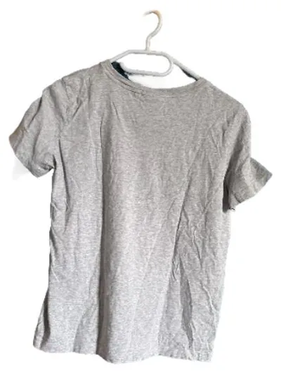 Calvin Klein T-Shirt Herren Gr. M Grau Meliert Logo Basic Kurzarm
