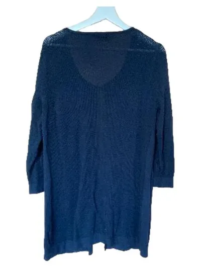 Estelle Jolie Damen Strickjacke Cardigan Gr. 42/XL Blau Viskose