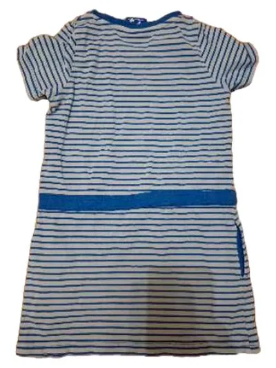 Finkid Mädchen Freizeitkleid Gr. 92 Blau Gestreift Maritim Baumwolle