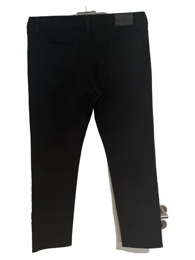 Engbers Herren Jeans Regular Fit Schwarz W26 L31 Baumwolle Stretch