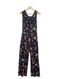 comma casual identity Damen Jumpsuit Boho Blumenmuster Schwarz Gr. 34 XS 1
