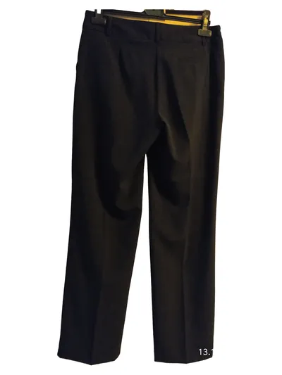 C.A.N.D.A Damen Anzughose Schwarz Business Gr. 40 Bügelfalte