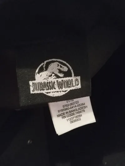 Jurassic World Cap Snapback Kappe Camouflage Dinosaurier Logo Kinder Oliv
