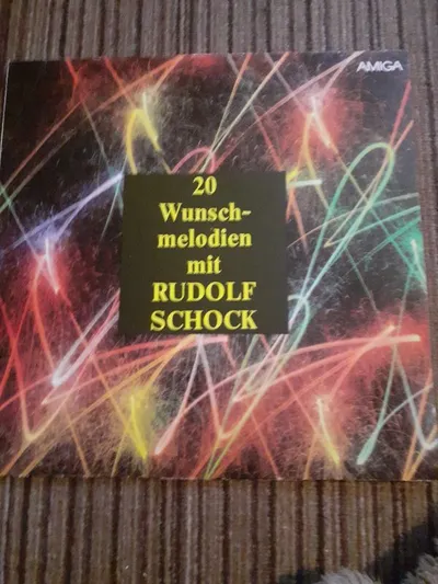 Amiga Vinyl Rudolf Schock 20 Wunschmelodien Schlager Operette LP