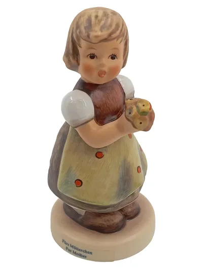 Goebel Hummel Figur Fürs Mütterchen For Mother Mädchen Küken Porzellan