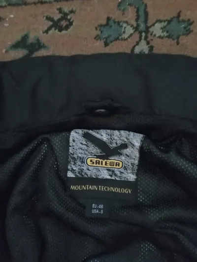 SALEWA Herren Outdoorjacke Funktionsjacke Gr. 46/S Schwarz Polyamid