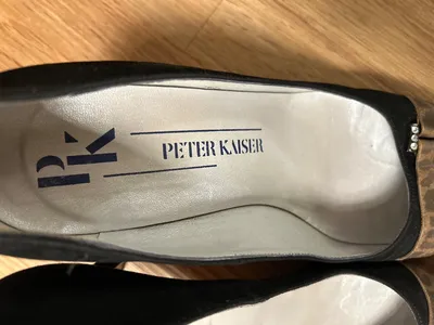 Peter Kaiser Damen Pumps Schwarz Wildleder Leopard Gr. 36 Elegant