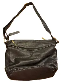 PICARD Damen Umhängetasche Leder Schwarz Klassisch 38x27cm Handtasche 3