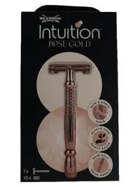 Wilkinson Sword Intuition Rose Gold Nassrasierer Damen Elegant Metallgriff 14cm 1