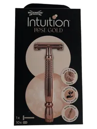 Wilkinson Sword Intuition Rose Gold Nassrasierer Damen Elegant Metallgriff 14cm 3