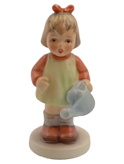 Goebel Hummel Figur Mädchen mit Gießkanne Porzellan 9,5 cm 1997/98