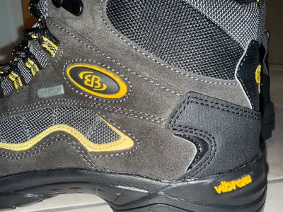 Brütting Wanderschuhe Herren Gr. 42 Vibram Sohle Outdoor Trekking Braun
