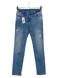 Blue Ridge Kinder Destroyed Jeans Gr. 170 Blau Baumwolle Used Look L30 1