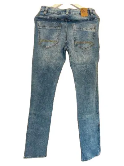 Blue Ridge Kinder Destroyed Jeans Gr. 170 Blau Baumwolle Used Look L30