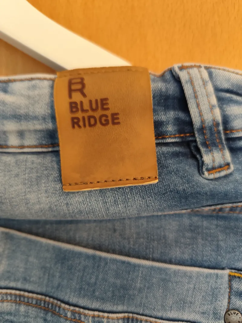 Blue Ridge Kinder Destroyed Jeans Gr. 170 Blau Baumwolle Used Look L30 3