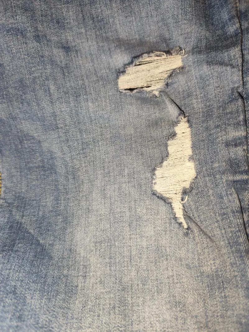 Blue Ridge Kinder Destroyed Jeans Gr. 170 Blau Baumwolle Used Look L30 5