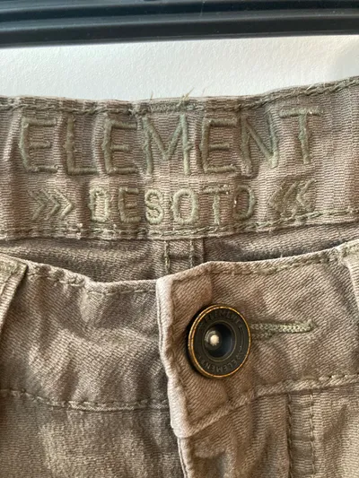 Element Cordhose Herren Braun W32 Baumwolle Freizeit Streetwear Hose