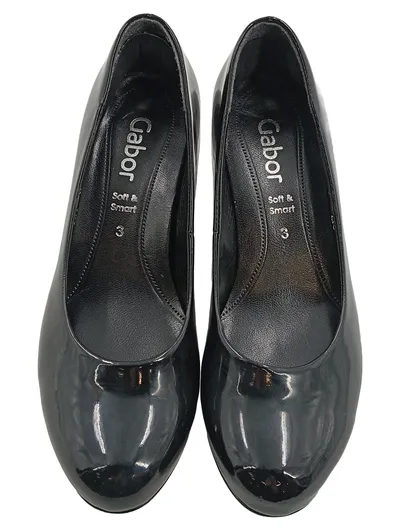 Gabor Soft & Smart Pumps Damen Elegant Schwarz Gr. 35,5 Business Slip-On