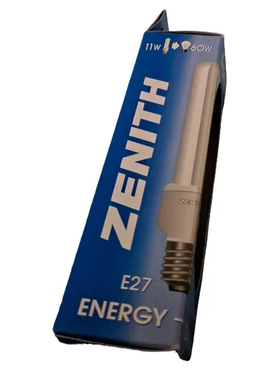 Zenith Energy Leuchtmittel E27 11W Energiesparlampe Weiß