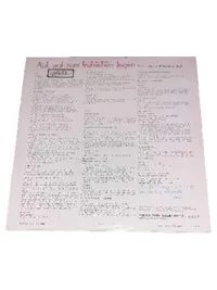 Auf, auf, zum fröhlichen Jagen - Signale Lieder Märsche Jagd Vinyl LP Eterna 2