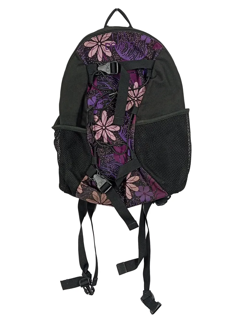Dakine Rucksack Damen Schwarz Lila Blumenmuster Outdoor 20L 1
