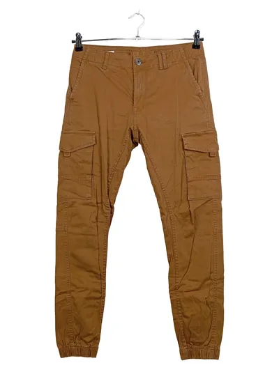 JACK & JONES Herren Cargohose Paul Tapered Braun W30/L32 Jogger