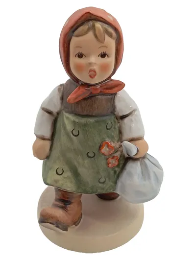 Goebel Hummel Figur Die kleine Wanderin First Issue 1991 OVP Porzellan