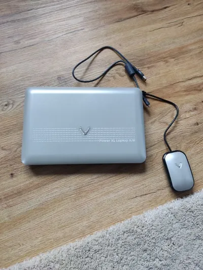 VTech Power XL Laptop E/R Lerncomputer Kinder Silber mit Maus