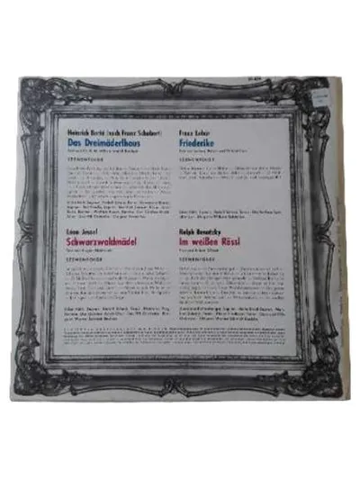 Das Dreimäderlhaus Friederike Schwarzwaldmädel Im weißen Rößl Vinyl LP Electrola