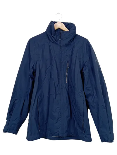 Schöffel Outdoorjacke Herren Gr. 48 Blau Funktionsjacke Regenjacke