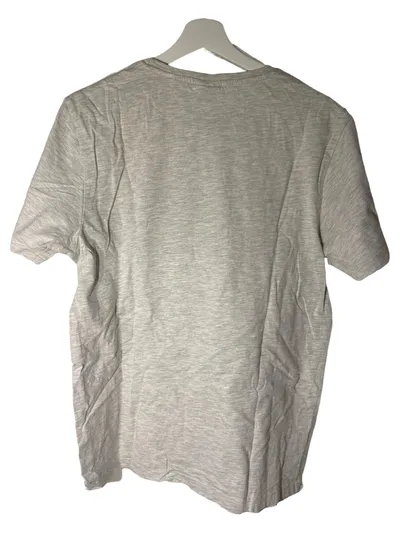 ellesse Herren T-Shirt Grau Logo Print Baumwolle Gr. M Sportlich Freizeit