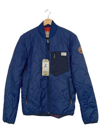 Napapijri Steppjacke Herren Gr. L Blau Slim Fit Outdoor Jacke