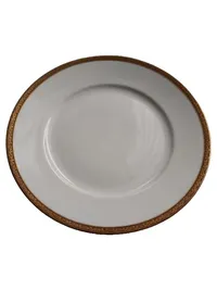 Edelstein Bavaria Essteller 2181 Uni Weiß Porzellan 25cm Elegant Festlich 1