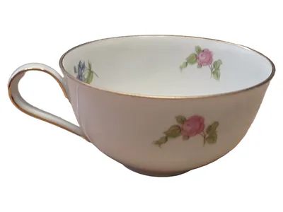Heinrich Porzellan Tasse Romantisch Rosa Rosen Blumenmuster 10 cm