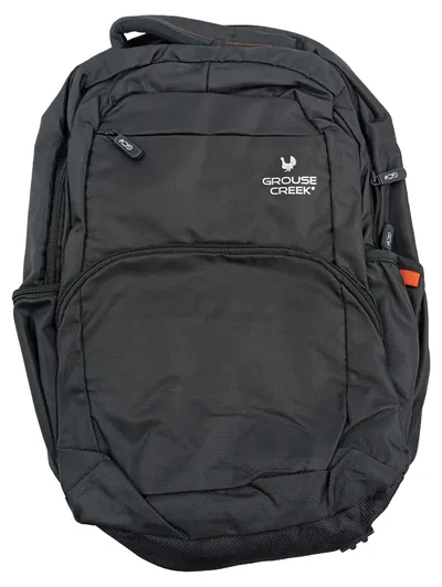 Grouse Creek Rucksack Schwarz Urban Laptop Daypack 50cm Polyester