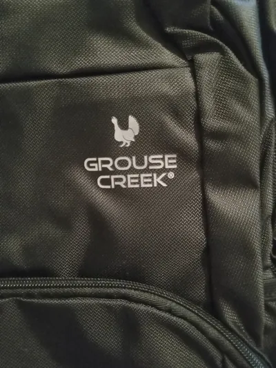 Grouse Creek Rucksack Schwarz Urban Laptop Daypack 50cm Polyester
