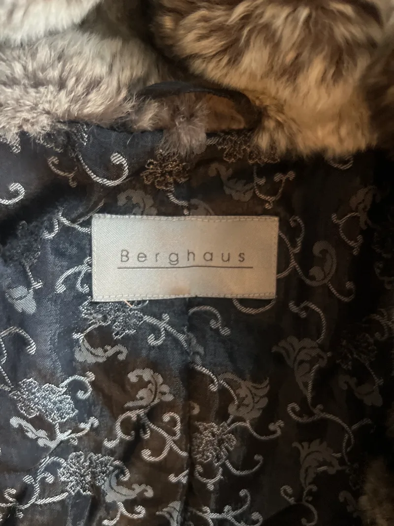 Berghaus Damen Felljacke Gr. 36/S Schwarz Kunstpelz Winterjacke 4