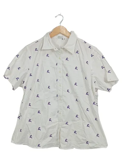 K&K Kaiserjäger Trachtenhemd Kurzarm Hirsch Muster Weiß Gr. XL
