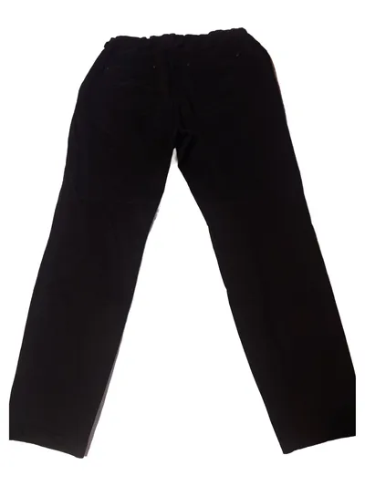 CANDA Damen Stoffhose Baumwolle Uni Casual Alltag Schwarz Gr. 46